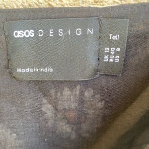 ASOS DESIGN Tall tie wrap around mini sundress